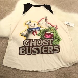 NWT Ghost Busters oversized tank top size Medium